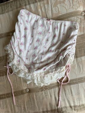 Lacemade skirt with bloomer short